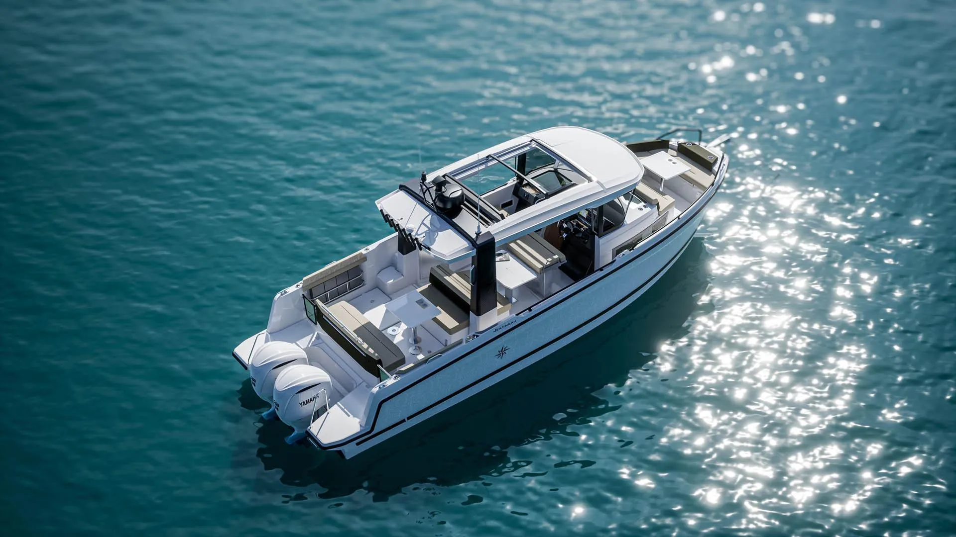 Jeanneau launches the EX line with two 34-foot powerboats